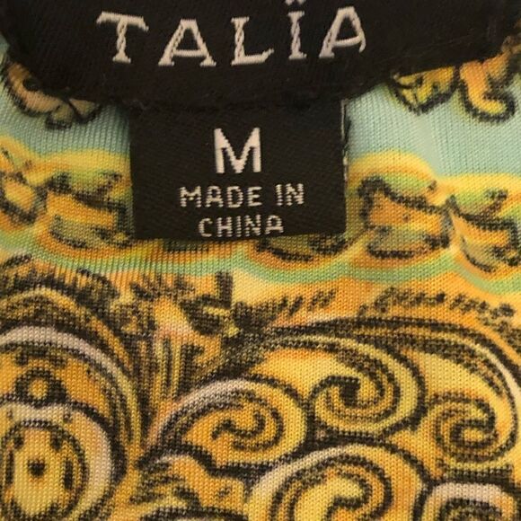 Talia Bohemian Style Halter Tie Cumberbun Waist Printed Maxi Dress. Size Medium - Picture 8 of 8